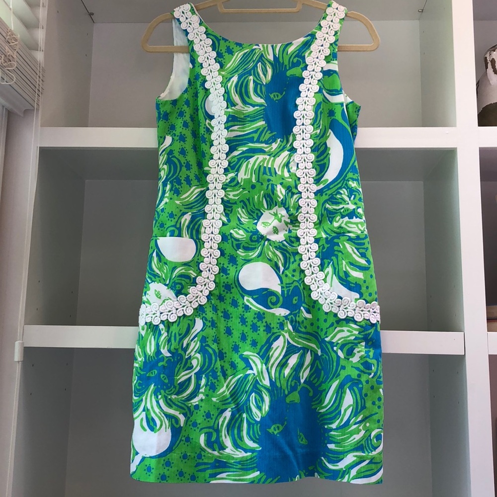 Lilly Pulitzer Stretch Shift Dress (Size 4)